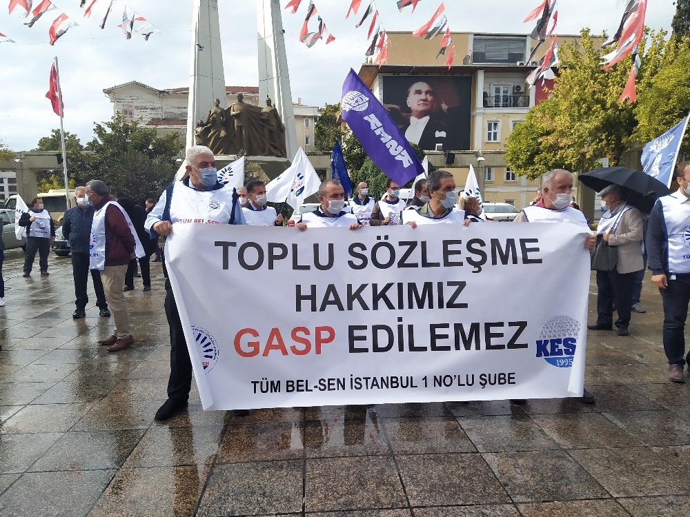 Bakırköy Belediyesi’nde toplu sözleşme eylemleri sürüyor