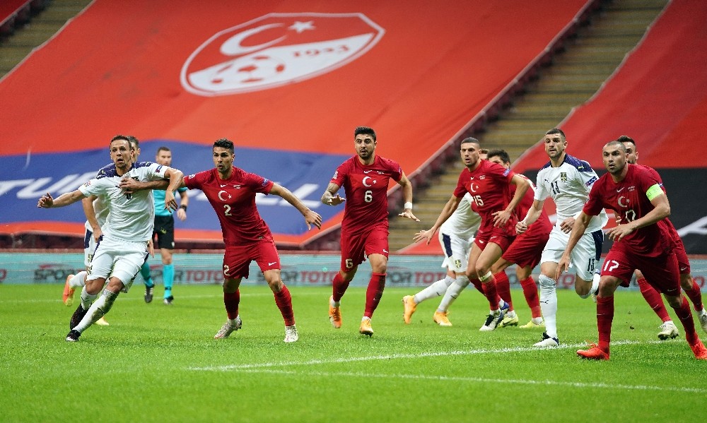 UEFA Uluslar Ligi: Türkiye: 0 – Sırbistan: 1 (İlk yarı)