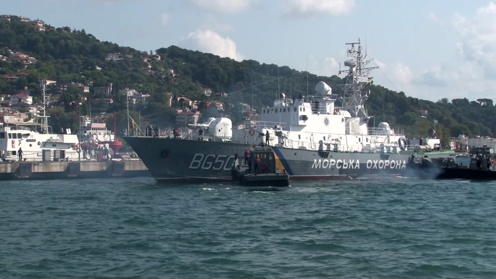 Ukrayna’nın Grigoriy Kuropyatnikov gemisinden Türkiye’ye ilk dostluk ziyareti