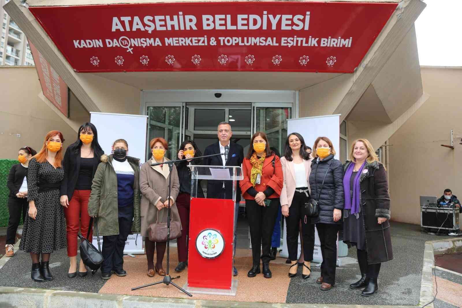 Ataşehir Belediyesi ’Kadın Dayanışma Merkezi’ açıldı