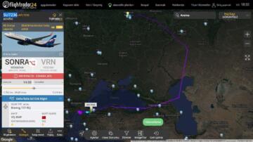 Yunan hava sahasına kabul edilmeyen Rus yolcu uçağı İstanbul’a indi
